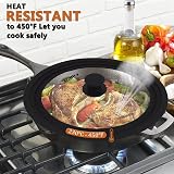 Walfos Universal Lid 24 26 28cm Tempered Glass with Silicone Rim view 6