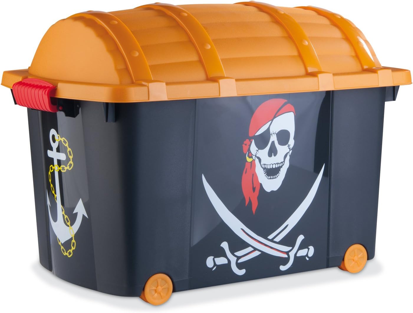 Piratentruhe, Schwarz, 57 Liter: Amazon.de: Küche & Haushalt