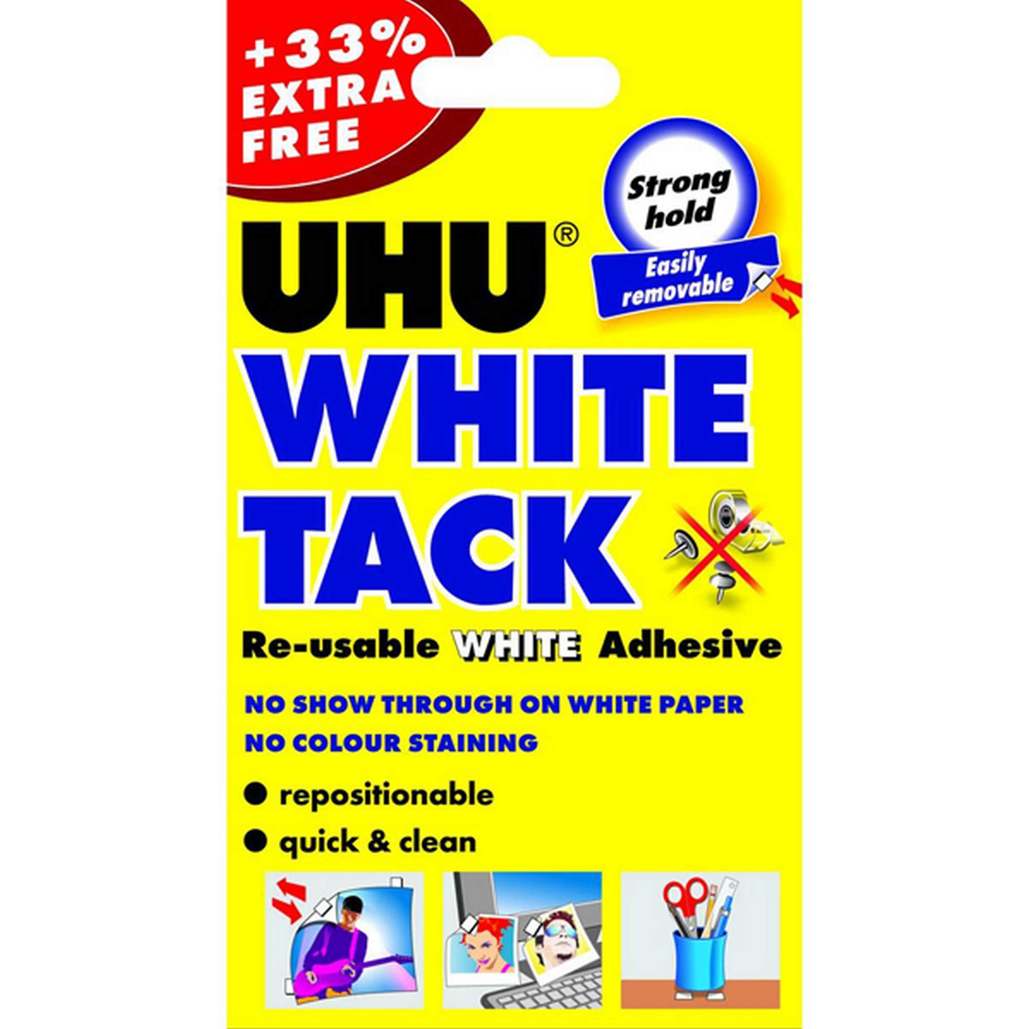 UHU White Tack Adhesive Handy Pack 1