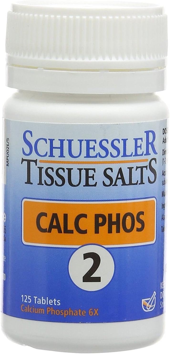 Schuessler No.2 Calc Phos 6X Tissue Salts 125 Tablets (Pack of 3)