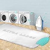 Ironing Mat,Extra Large Thickened (47.25 x 21.55 inch) Ironing Blanket Portable Ironing Pad, Double-Side Using Isolate Heat P