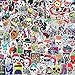 Laptop Skull Stickers Graffiti Patches Stickers Waterproof Motorcycle Bicycle Luggage Decal Skateboard Stickers for Kid and Adult (100pcs Skull)