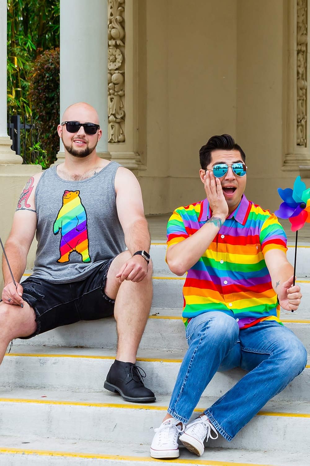 Loud and Funny Tank Tops for Pride, Festivals and Summer - Men's Cut: Clothing