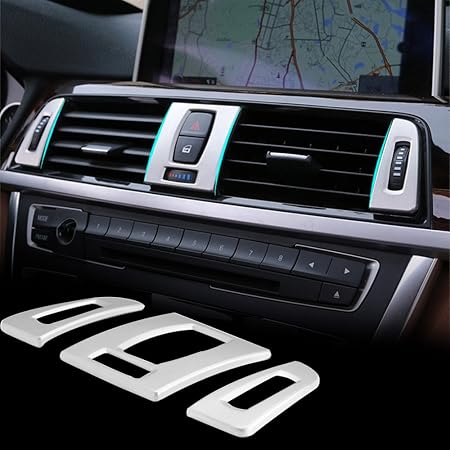 Amazon Mufengka Bmw エアコン 吹き出し口 カバー カスタム パーツ内装に高級感 Bmw 新型 3系 F30 F31 F34 F35 K001 57 インテリアパネル 車 バイク