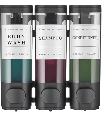 Amazon.com: Shampoo and Conditioner Dispenser,Shower Soap