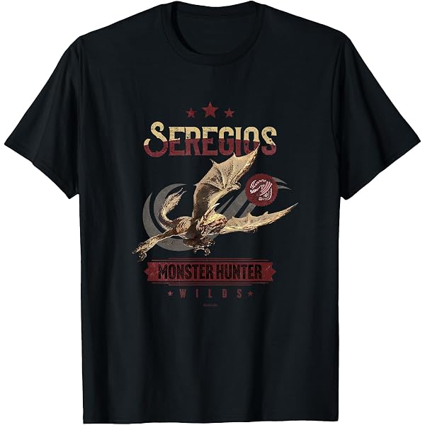 Amazon.com: Monster Hunter Wilds Lagiacrus BP T-Shirt : Clothing