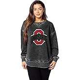 Chicka-d NCAA Ohio State Buckeyes Womens Pullover Sweatshirt, Charcoal, X-Large (480_NC_PL)
