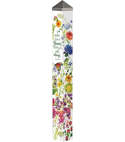 Studio M Kunststange Mit Schale – Wetterfeste Outdoor-Deko, 40,6 Cm, 'You Are My Sunshine'