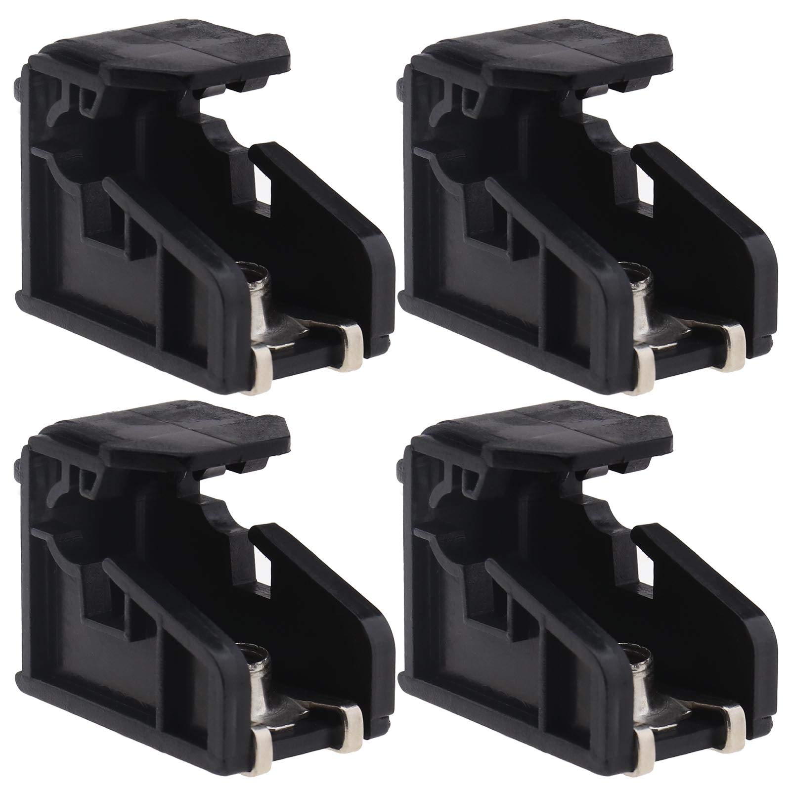 OTOTEC 4Pcs Headlight Mounting Clip, Compatible with Volkswagen Polo 2009-2018 Plastic Bracket 6R0941511 -Black