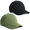 FURTALK Toddler Baseball Hat Kids Boys Girls Adjustable Washed Cotton Baseball Cap with Ponytail