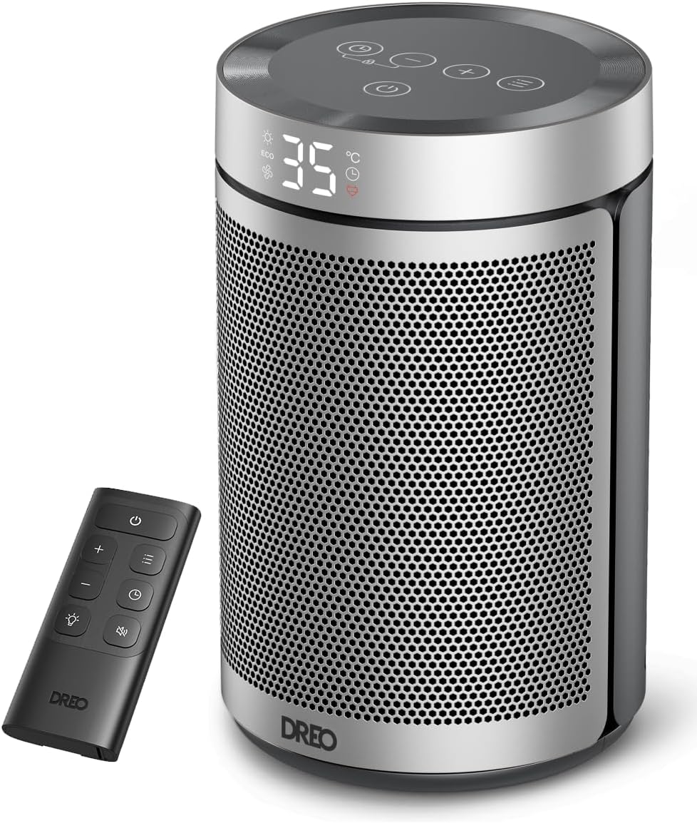 Dreo 1500W Electric Heater Ceramic Space Heater with Thermostat 3 Modes