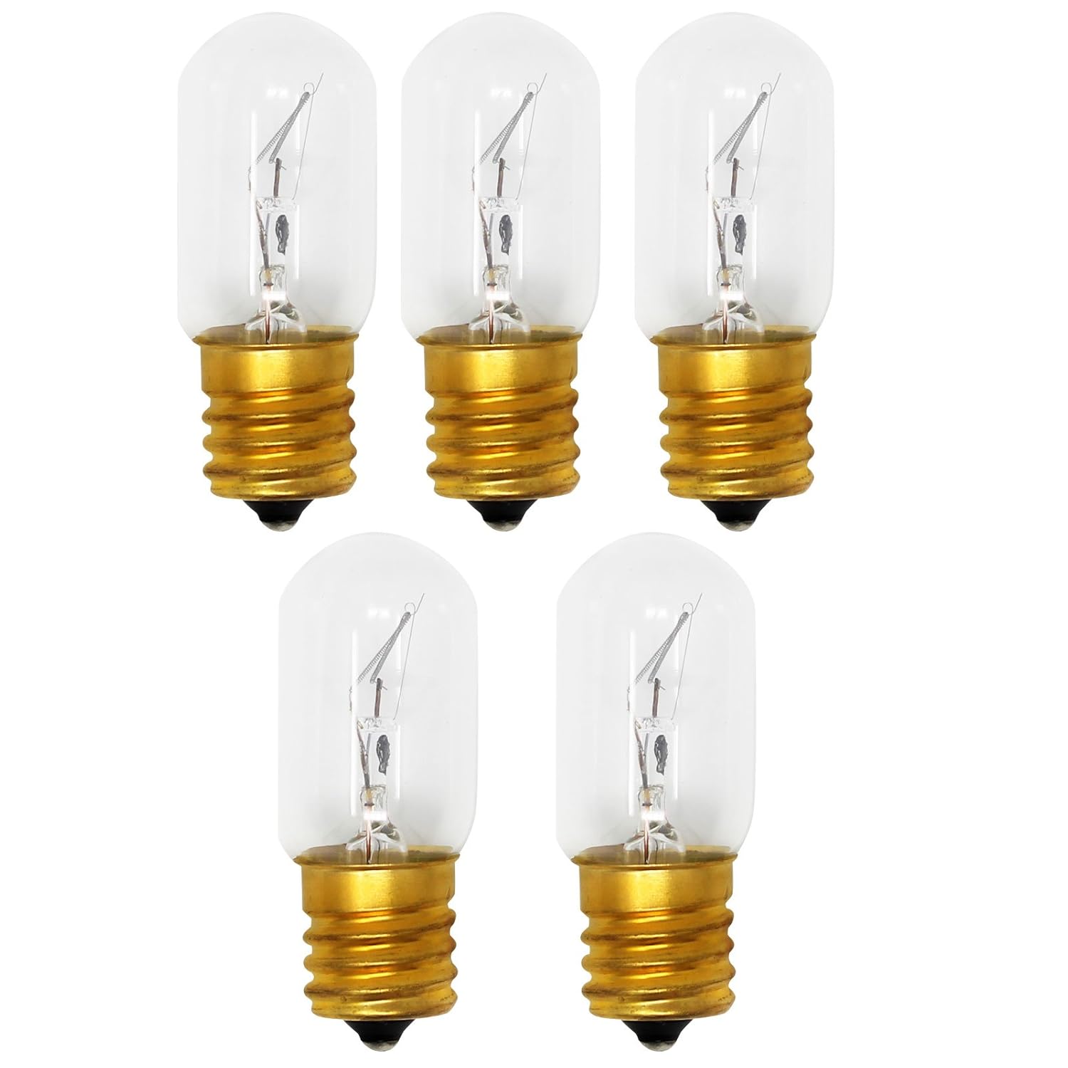 5Pack Replacement Light Bulb for Whirlpool WMH31017AW0