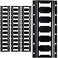 SALUINOKI 2ft E Track Rails 4 Pack Tie Down Etrack with Powder-Coated Steel e-Track for Garages, Workshops e Track Accessories