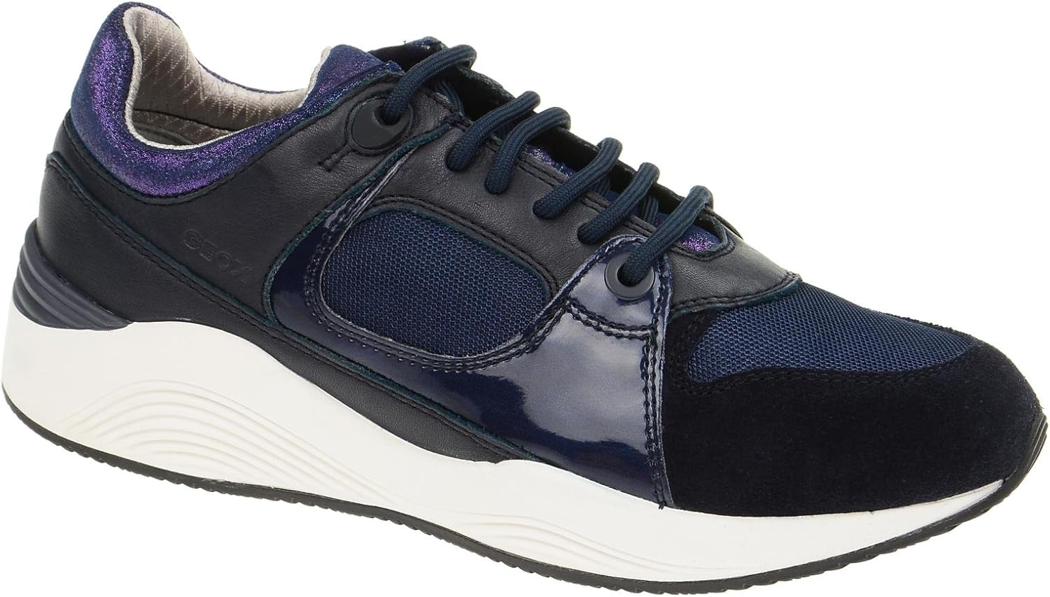 Geox Women's shoes sporty laceup shoes OMAYA Donna Omaya a Blue