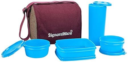 Signoraware Best Jumbo Lunch with Bag, T Blue