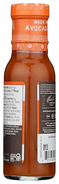PRIMAL KITCHEN NO DAIRY BUFFALO SAUCE, 8.5 OZ