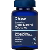 ConcenTrace Trace Mineral Capsules, 90-Count Electrolyte Support | Ionic trace mineral complex, Seawater-sourced minerals , Hydration and muscle recovery, No added fillers, 1-3 capsules daily