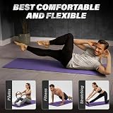KK Yoga Mat 15mm Thick NBR Non-Slip with Carry Strap Black Blue Purple view 7