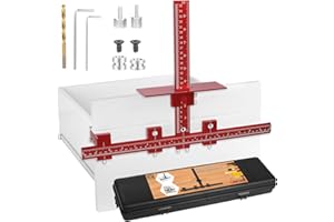 Aiwons Cabinet Hardware Handle Jig,True Position Cabinet Installation Tools with Drill Guide,Cabinet template for Drawer,Pull