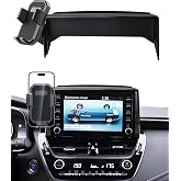 PZK Car Phone Mount for 2019-2026 Toyota Corolla/Corolla Cross 2022-2026 | 2019-2026 Corolla Hatchback Accessories 8-inch Screen Auto Lock Car Phone Holder 360&deg; Rotation Not Affect Vent Phone Cradles