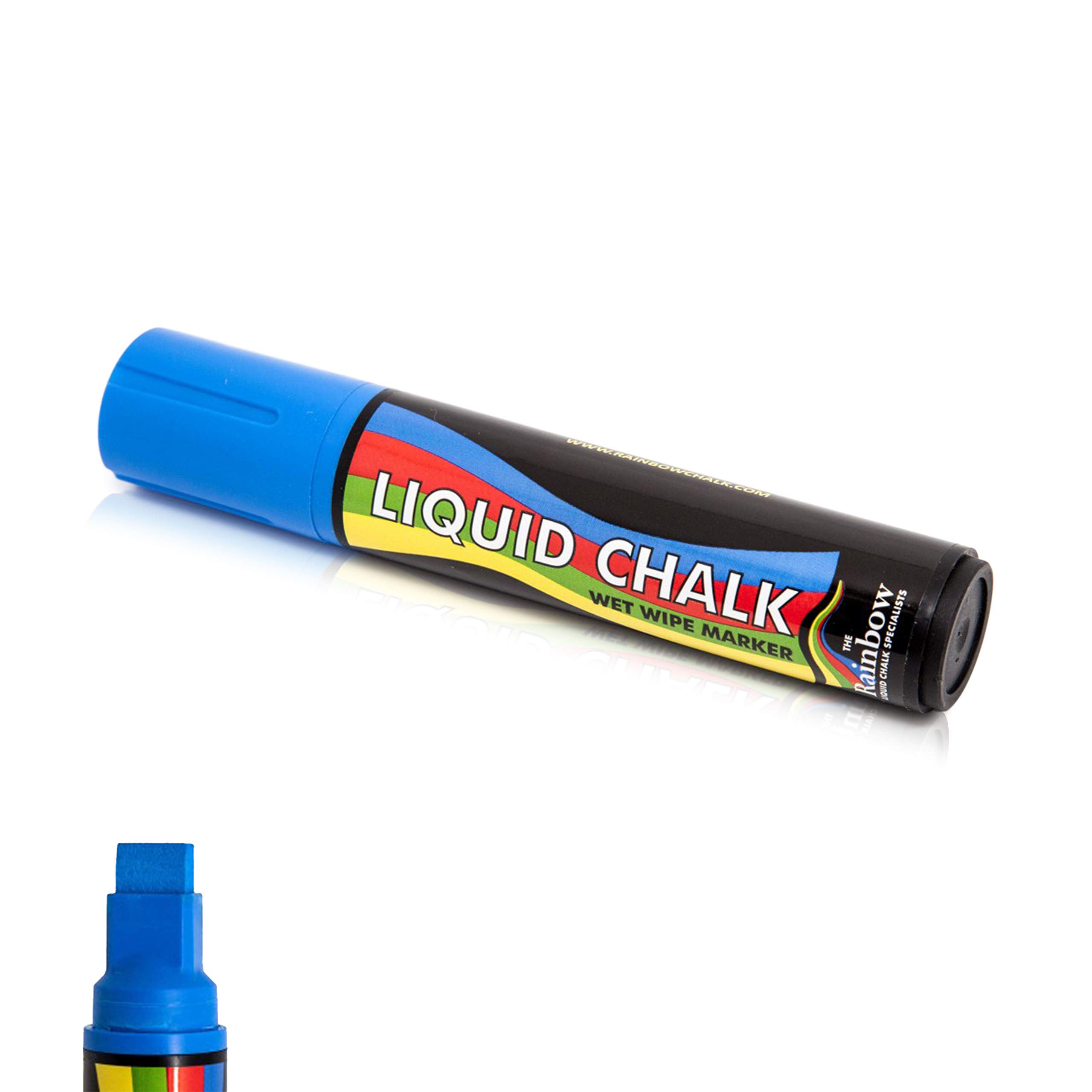 Liquid Chalk Marker Pen Large Blue - 15mm Nib