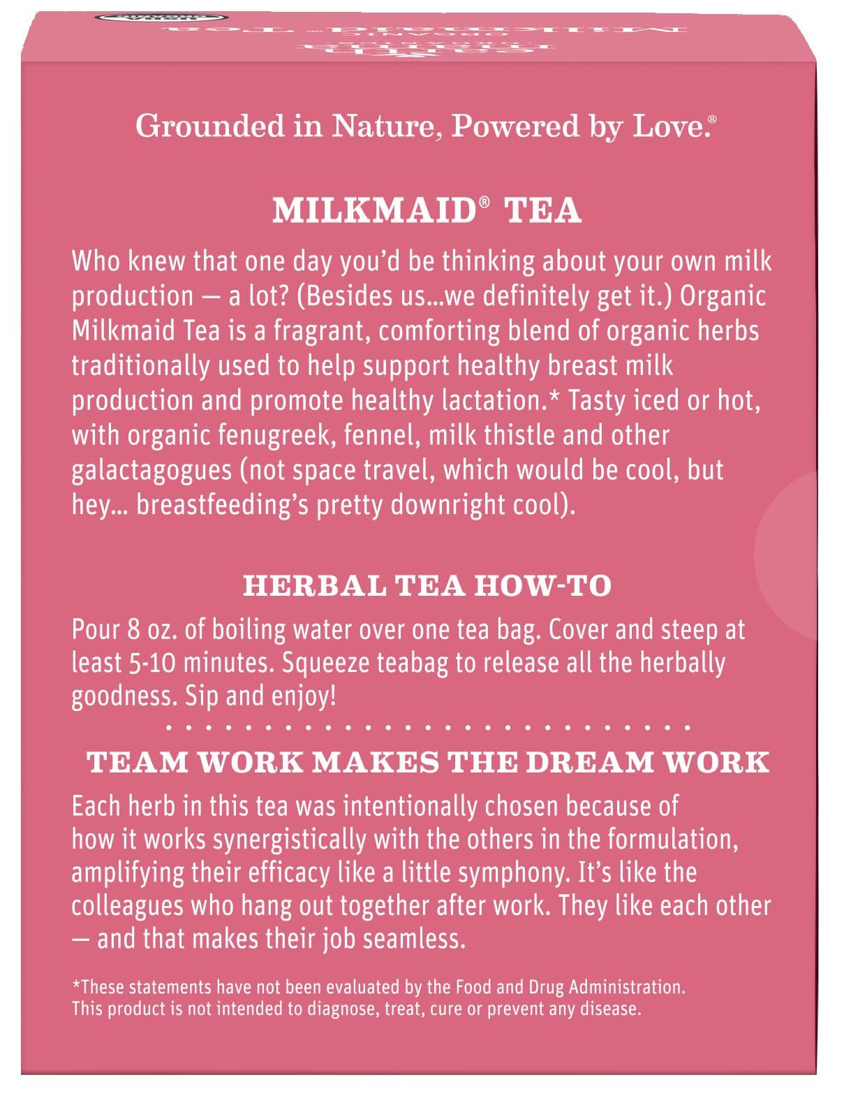 Earth Mama Organic Milkmaid® Tea | Lactation Support Herbal Tea Bags for Breastfeeding, Decaf Lactation Supplement for Increased Breast Milk Production, With Milk Thistle & Fenugreek (16 Count)