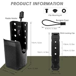 Hoeine Tactical Radio Holster Molle Vest