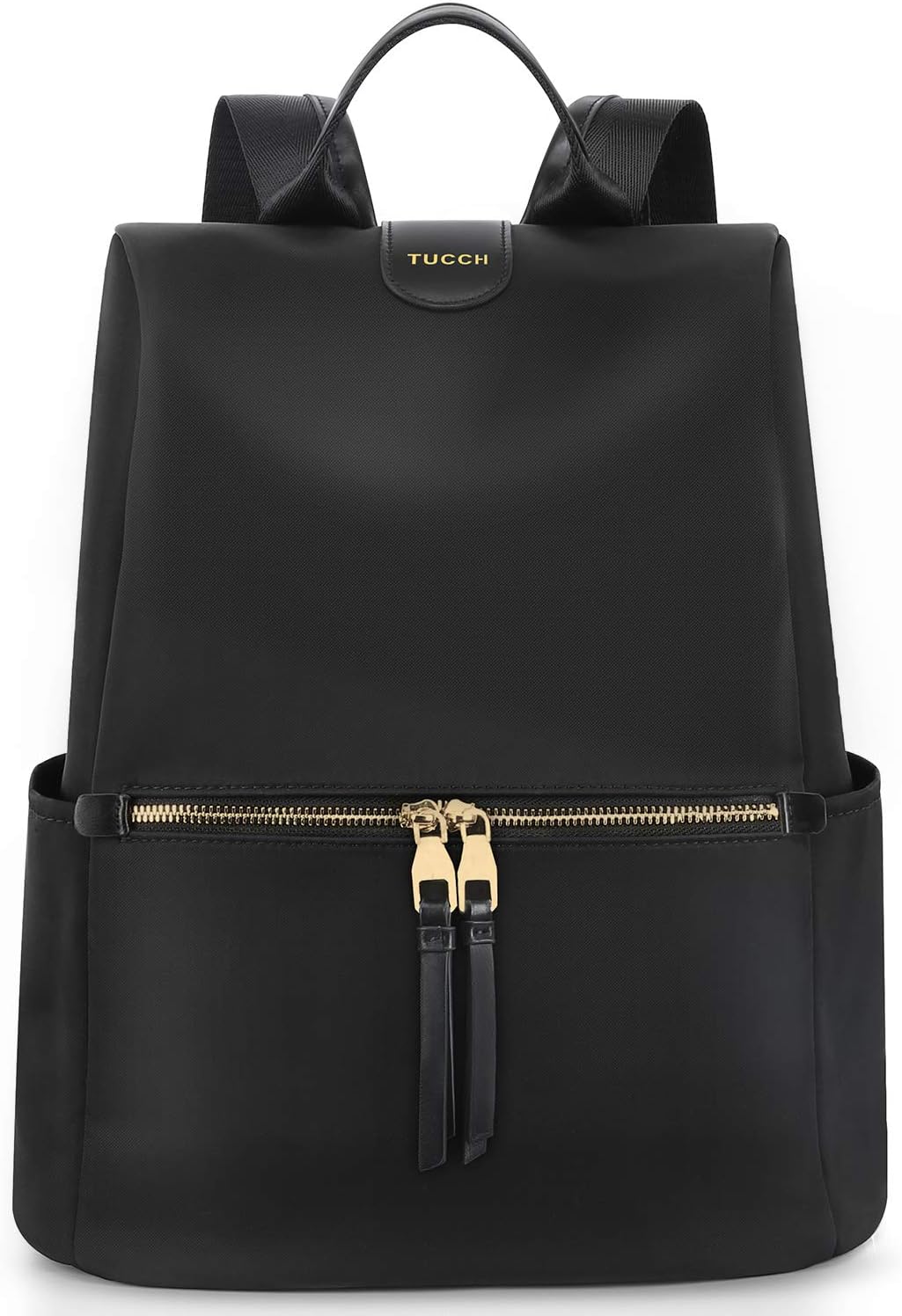 ladies black backpack handbag