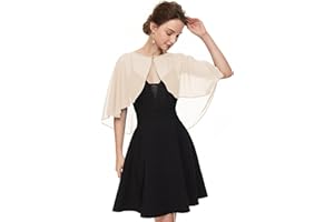 SEPSAP Soft Chiffon Shawls Wraps Shrug for Wedding Evening Dress Cape Cover Up for Women