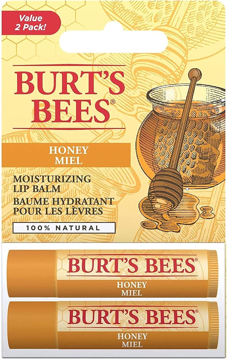 Burt's Bees Lip Balm Multipack 2x4.25g Honey Beeswax Vitamin E