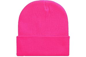 ZOORON Beanie for Men Women Warm Winter Hat Unisex Soft Knit Cuffed Beanie Skull Cap