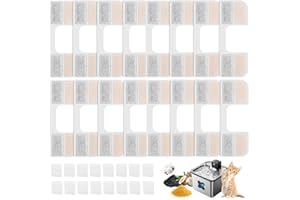 32 Packs Cat Water Fountain Replacement Filters, Compatible with FEELNEEDY Cat Water Fountain (FN-W17), 108oz/3.2L Pet Water 