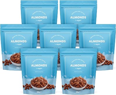 ALMENDRAS TOSTADAS Y SALADAS, 7 x 200 g