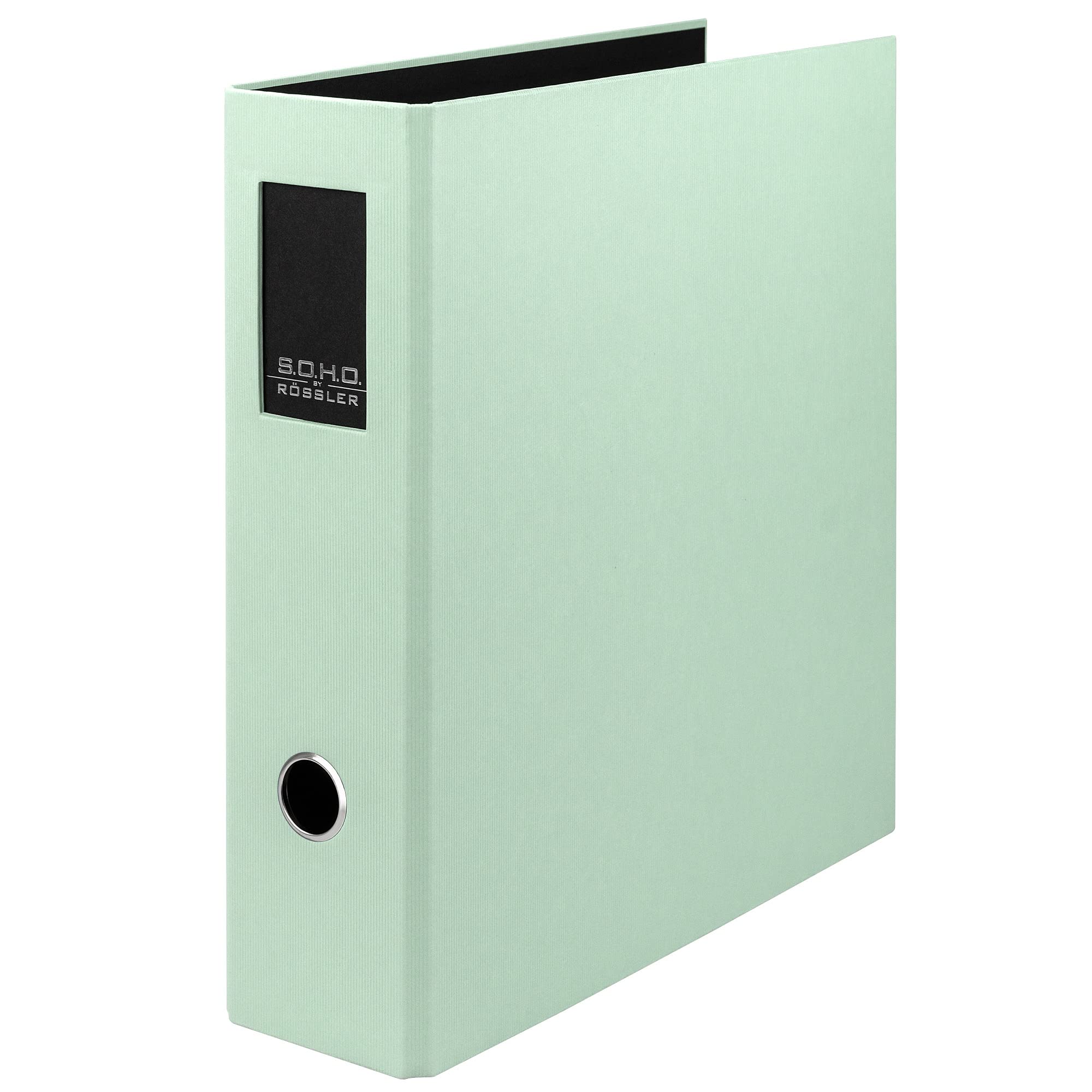 Rössler Papier 1317452659 - S.O.H.O. Map DIN A4 met rugetiket, rugbreedte 85 mm, mint, 1 stuk