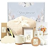 Birthday Gifts for Women,Care Package Gift Box for Women,Get Well Soon Gift Baskets for Her,Sister,Best Friend,Mom,Wife,Thoughtful Self Care Gifts with Blanket,Coffee Mug,Photo Frame