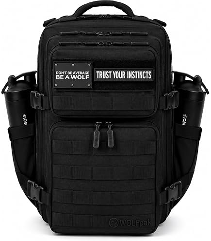 Amazon.com | WOLFpak 45L Tactical Gym Backpack (Alpha Black