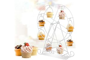 Ferris Wheel Cupcake Stand Dessert Serving Tray, Ferris Wheel Cupcake Stand for Carnival and Circus Theme Party Wedding Party