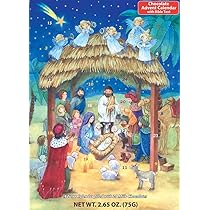 Amazon.com: Advent Calendar - Nativity Scene (Special Chocolate Series) :  Home & Kitchen