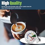 Thermometer World Milk Thermometer with 175 mm Stainless Probe Clip Barista view 6