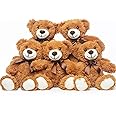 Quaakssi Teddy Bears Bulk 5 Packs Teddy Bear Stuffed Animals Plush Toys Gift for Kid Girlfriend,13.5 Inches Stuffed Bears for Christmas Valentine’s Day Birthday Wedding Party