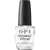 OPI Nail Lacquer Base Coat | Clear Nail Polish Base Coat |Chip Resistant, Protects Nails, Prevents Discoloration