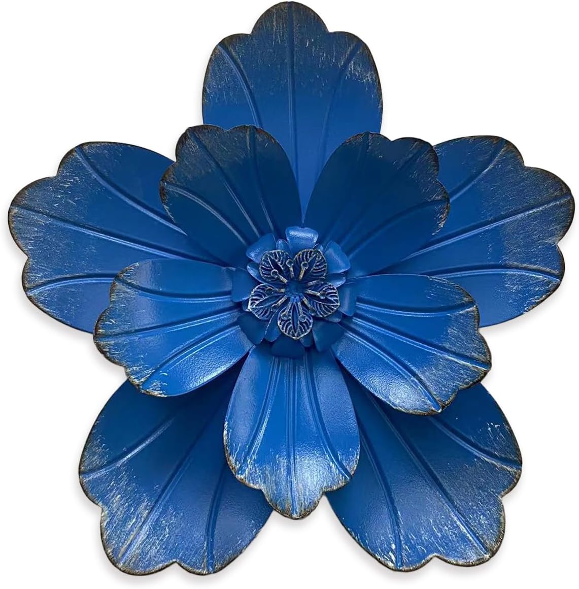 Plaques & Wall Art - Metal Flower Wall Sculpture, 9.5
