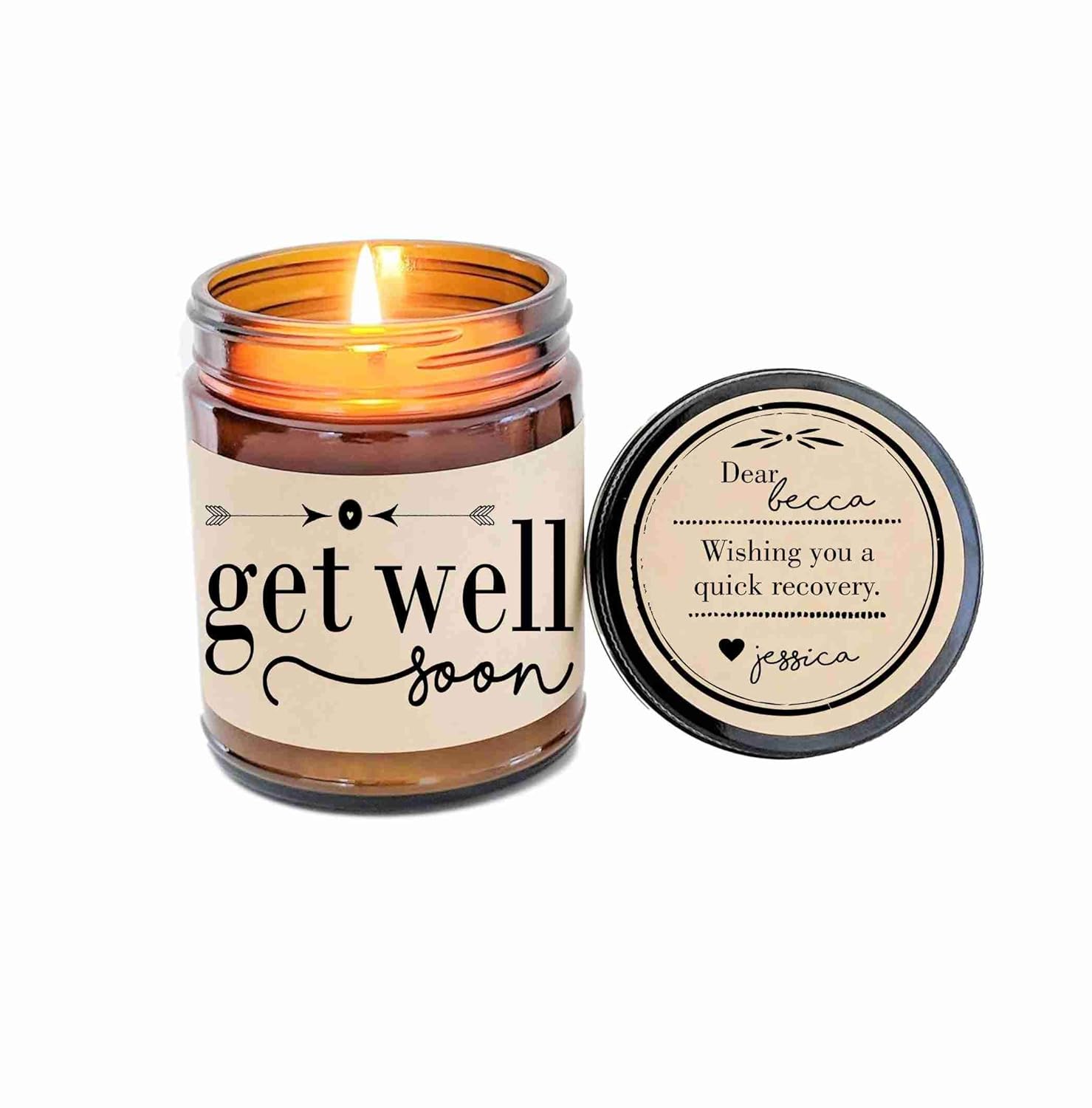 Get Well Gift Get Well Soon Candle Gift Surgery Gift
