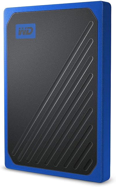 WD 1TB My Passport Go Portable SSD Cobalt Trim - Drop-Resistant, 400MB/s