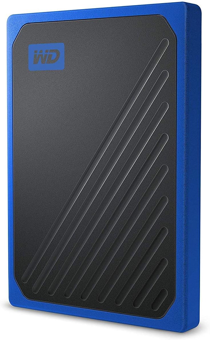 WD 1TB My Passport Go Portable SSD Cobalt Trim - Drop-Resistant, 400MB/s