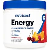 Nutricost Energy Complex (Fruit Punch) 60 Servings | Clean Energy Powder, 300g Dietary Supplement