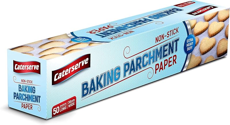 Caterserve Baking Paper 50m 30cm Greaseproof Parchment Oven Safe Food Grade