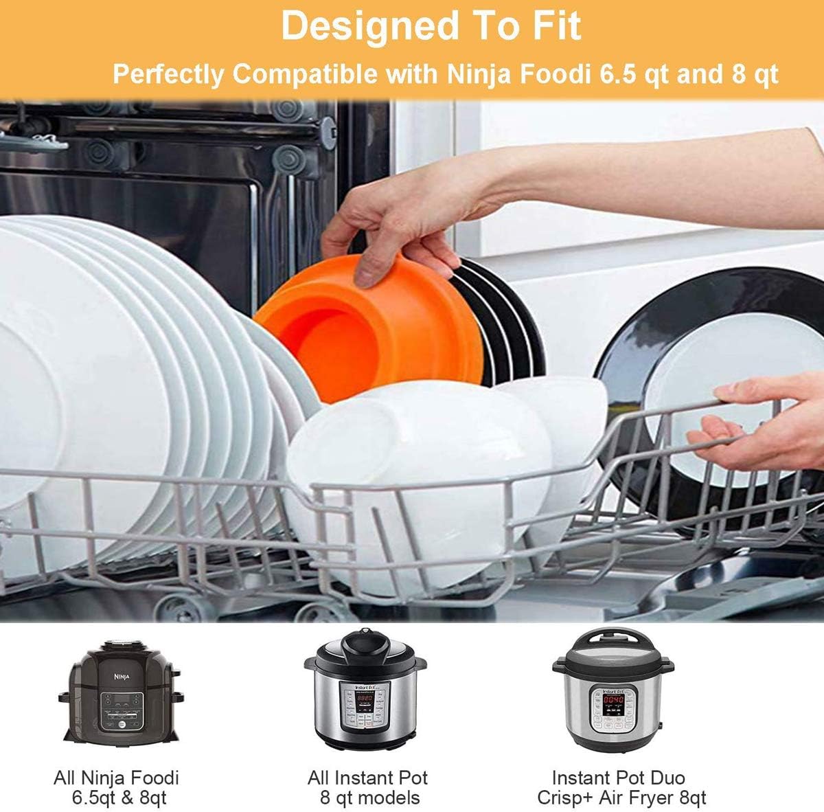 Podoy Silicone Lid Holder for Compatible with Ninja Foodi Pressure