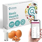 Simply Sensitivity Checks 400+ Items Food Sensitivity Test Kit for Adults – Accurate at-Home Hair Strand Test for Gut Health, Digestion, Additives, Vitamins – Results in 3-5 Days