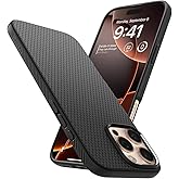 Spigen Liquid Air Designed for iPhone 16 Pro Max Case [NOT Compatible with MagSafe], [Military-Grade Protection] - Matte Black